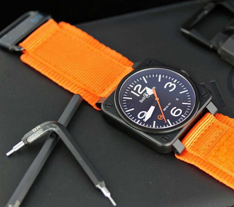 Bell and Ross BR03 92 Carbon Orange